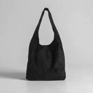 FL00076þSac porté épaule souple en cuir velours Made in Italy